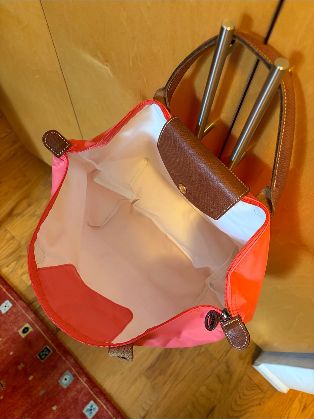 Peach Longchamp Bag - Picture 4 of 5